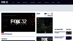 What Fox32chicago.com website looks like in 2024 