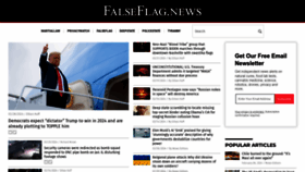 What Falseflag.news website looks like in 2024 