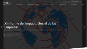What Fundacionseres.org website looks like in 2024 