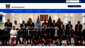 What Fiji.gov.fj website looks like in 2024 