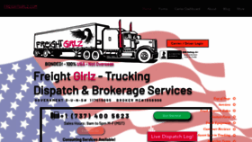 What Freightgirlz.com website looks like in 2024 