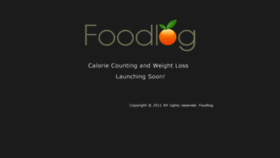 What Foodlog.com.au website looked like in 2011 (12 years ago)