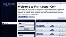 What Fish-keeper.net website looked like in 2011 (12 years ago)