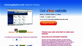 What Freemegabytes.com website looked like in 2011 (12 years ago)