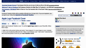 What Facebookprofilecovers.com website looked like in 2011 (12 years ago)