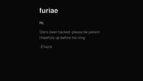What Furiae.com website looked like in 2011 (12 years ago)