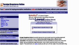 What Foreign-drugstores-online.com website looked like in 2011 (12 years ago)