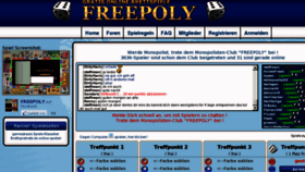 What Freepoly.de website looked like in 2011 (12 years ago)