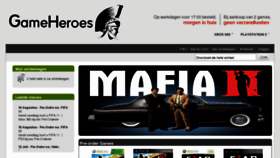 What Gameheroes.nl website looked like in 2011 (13 years ago)