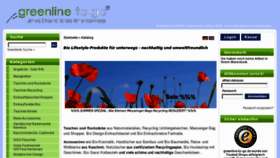 What Greenline-to-go.de website looked like in 2011 (12 years ago)