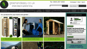 What Greenandeasy.co.uk website looked like in 2011 (12 years ago)