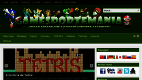 What Gamesportemania.com website looked like in 2011 (12 years ago)