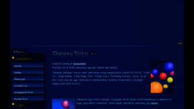 What Galaxytoto.com website looked like in 2011 (12 years ago)