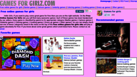 What Games-for-girlz.com website looked like in 2011 (12 years ago)