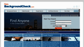 What Getabackgroundcheck.com website looked like in 2012 (12 years ago)