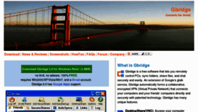 What Gbridge.com website looked like in 2012 (12 years ago)