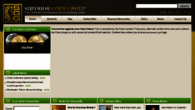 What Gold101.com website looked like in 2011 (13 years ago)
