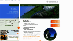 What Golfkontakte.de website looked like in 2012 (12 years ago)