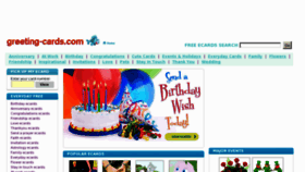 What Greeting-cards.com website looked like in 2012 (12 years ago)