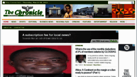 What Ghanaian-chronicle.com website looked like in 2012 (12 years ago)
