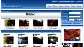 What Ghanaleakplus.net website looked like in 2012 (12 years ago)