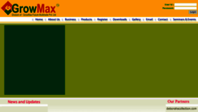 What Growmax.biz website looked like in 2012 (12 years ago)