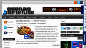 What Gudangsofware.com website looked like in 2012 (11 years ago)