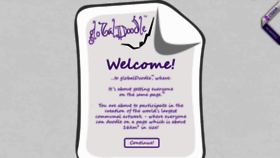 What Globaldoodle.com website looked like in 2012 (11 years ago)
