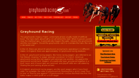 What Greyhoundrace.com website looked like in 2012 (11 years ago)