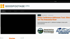 What Goodfootage.org website looked like in 2012 (11 years ago)