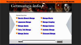 What Getmanga.info website looked like in 2012 (11 years ago)
