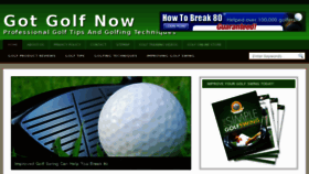 What Gotgolfnow.com website looked like in 2012 (11 years ago)