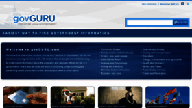 What Govguru.com website looked like in 2012 (11 years ago)