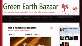 What Greenearthbazaar.com website looked like in 2012 (11 years ago)