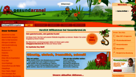 What Gesundarznei.de website looked like in 2012 (12 years ago)