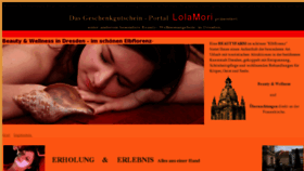 What Geschenkgutscheine-gutschein.de website looked like in 2012 (11 years ago)