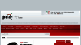 What Go-italy.ch website looked like in 2012 (11 years ago)