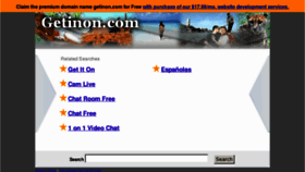 What Getinon.com website looked like in 2012 (11 years ago)