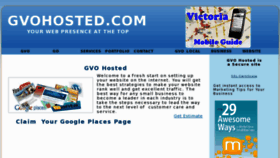 What Gvohosted.com website looked like in 2012 (11 years ago)