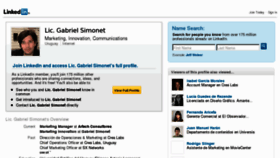 What Gabrielsimonet.com website looked like in 2012 (11 years ago)