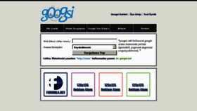 What Googsi.net website looked like in 2012 (11 years ago)