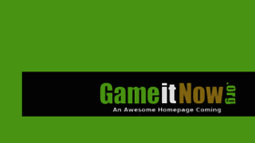 What Gameitnow.org website looked like in 2012 (11 years ago)