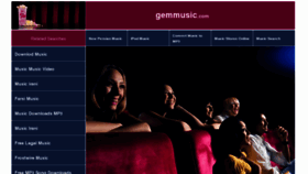 What Gemmusic.com website looked like in 2012 (11 years ago)