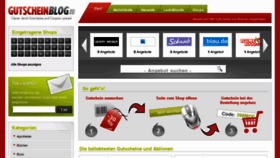 What Gutscheinblog.eu website looked like in 2012 (11 years ago)