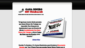 What Ganadinerosintrabajar.com website looked like in 2012 (11 years ago)