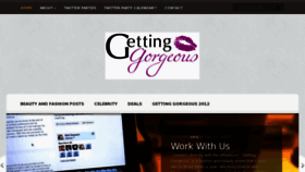 What Gettinggorgeousevents.com website looked like in 2012 (11 years ago)