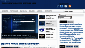 What Garabatoslinux.info website looked like in 2012 (11 years ago)