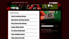 What Gamefilesworld.com website looked like in 2012 (11 years ago)