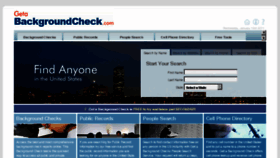 What Getabackgroundcheck.com website looked like in 2011 (13 years ago)