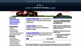 What Greatlandscapingideas.com website looked like in 2011 (13 years ago)